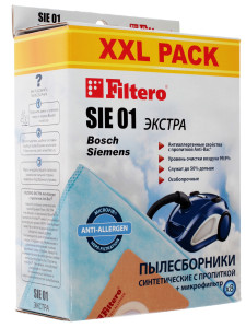 1087888 Комплект пылесборник и фильтр Filtero SIE 01 XXL PACK