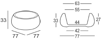 Plust Горшок садовый низкий полиэтиленовый T ball sun-id-1397728 - Вид №5