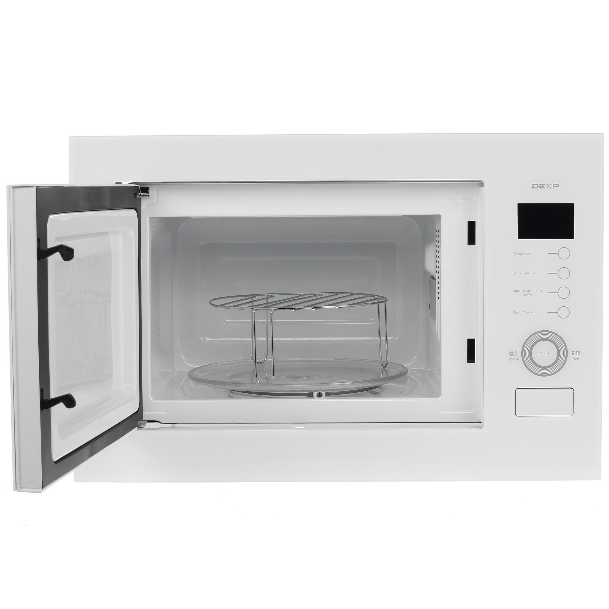 1365844 Встраиваемая микроволновая печь DEXP B25BBDWG белый STDN-0059062 - Вид №4