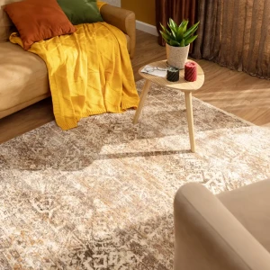 Ковер полиэстер Мирай 4440 S 200x285 см цвет светло-коричневый 83328091 STLM-2184923