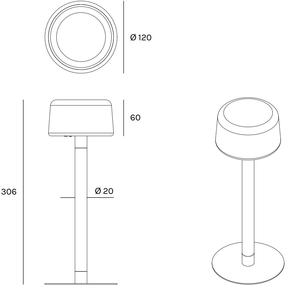Olev Настольная светодиодная лампа с беспроводной зарядкой через usb sun-id-1449984 - Вид №7