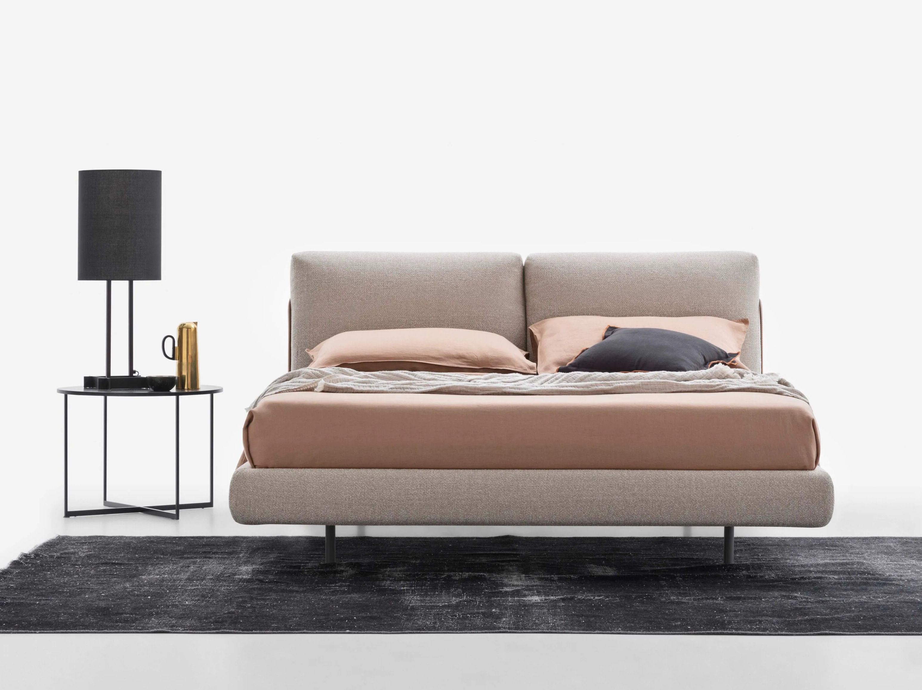 Двуспальная кровать с мягким изголовьем Alf DaFrè HUG ARCH-00011073 - Вид №4