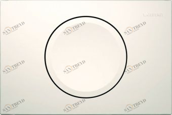 115.120.11.1 смывная клавиша DELTA11 (пластик/белый) Santreyd 