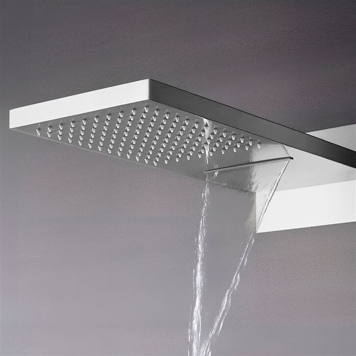 Набор для душа из нержавеющей стали со светодиодной насадкой Fontana Showers ELANCOURT ARCH-00094434 - Вид №1