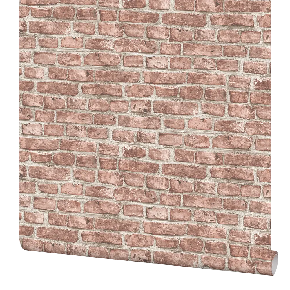 Обои флизелиновые Inspire Brick красные 1.06 м 636604 82464919 STLM-2118218