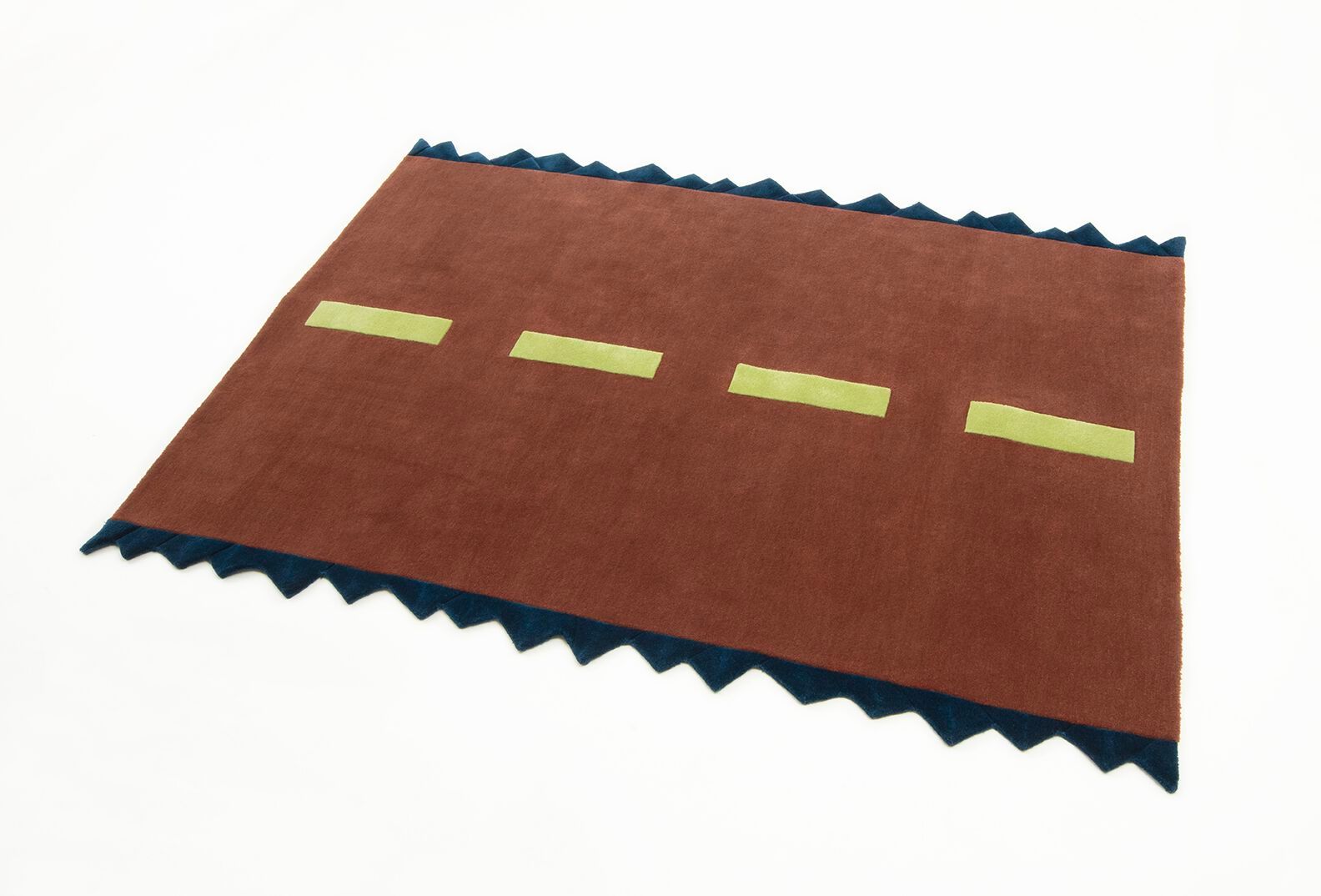 Шерстяной ковер ручной работы Poltronova шоссе ARCH-00133575 - Вид №10