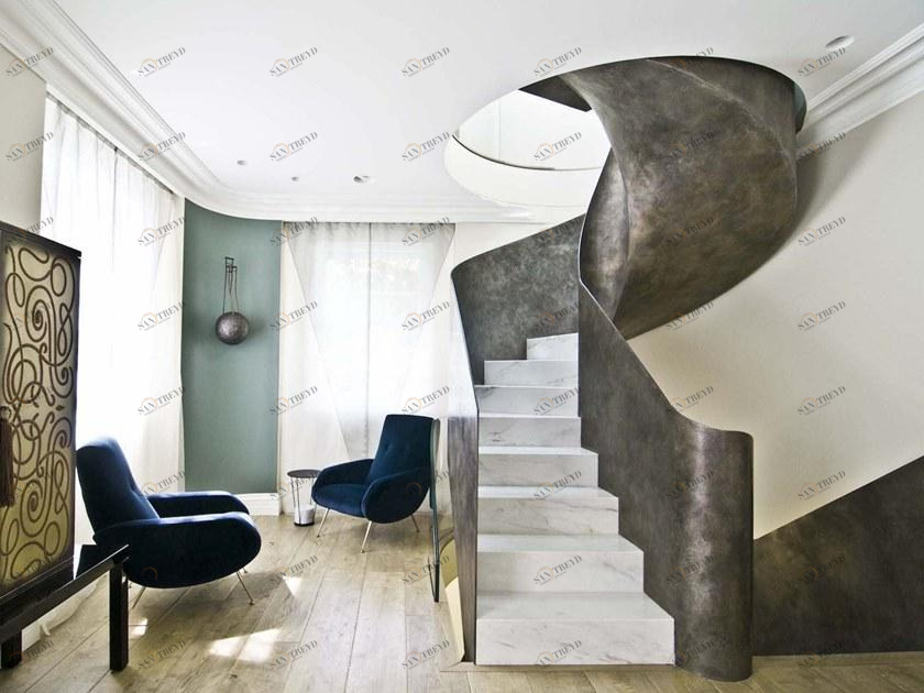 Officine Sandrini Винтовая лестница особого дизайна sun-id-1380197