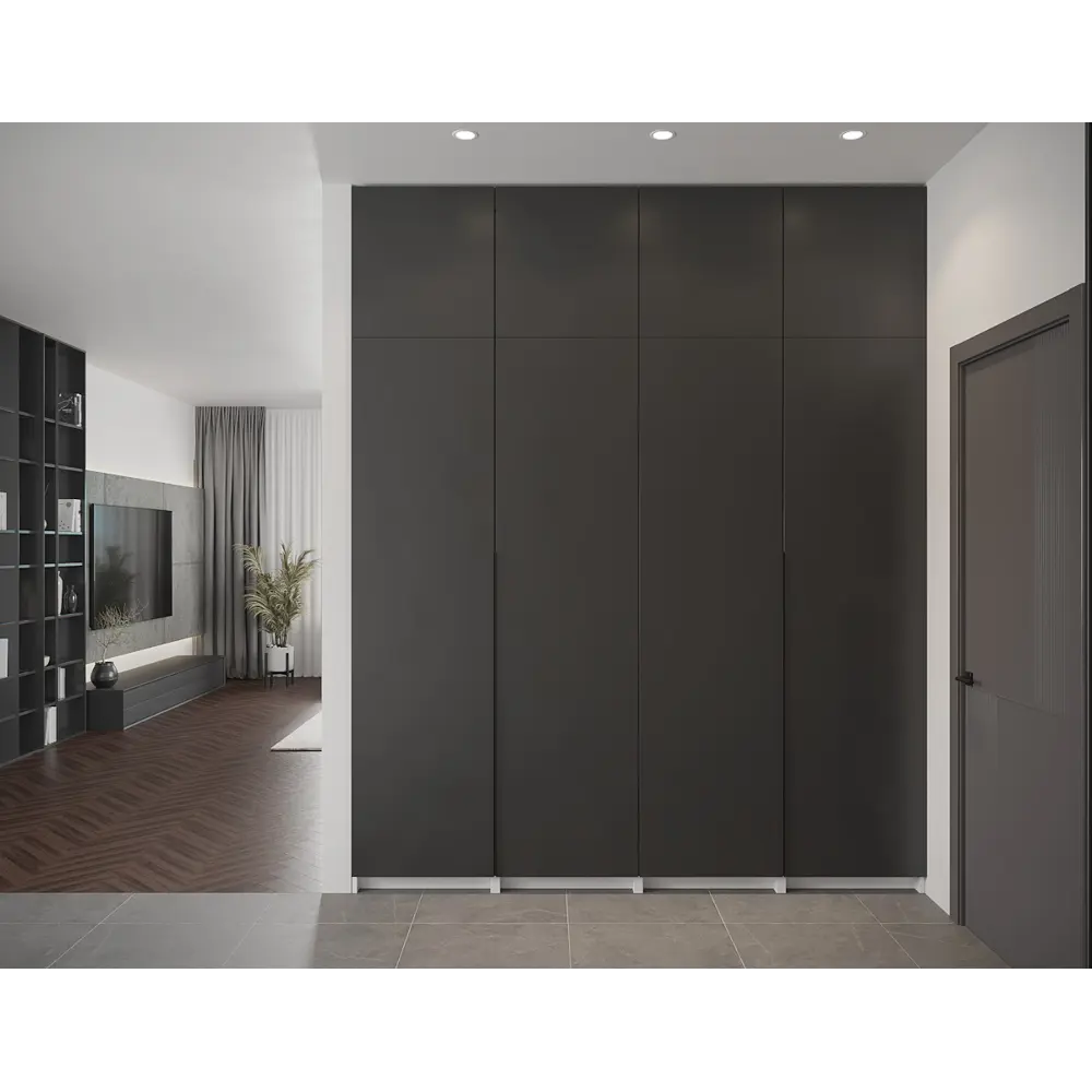 Дверь Лион 59.4x225.8x1.8 см ДСП цвет серый Santreyd STLM-2048126 - Вид №11