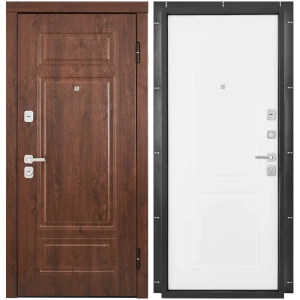 Дверь входная металлическая Мельбурн 86x201 см правая белая 85848841 STLM-2199674