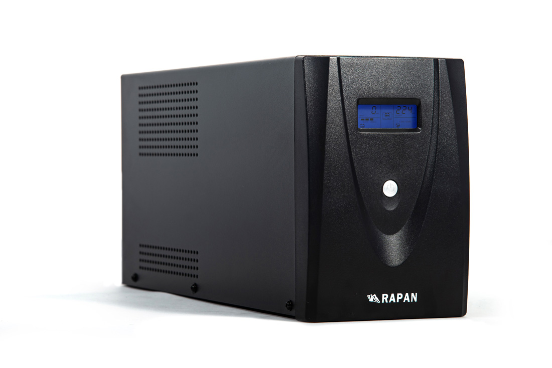 RAPAN-UPS 3000 power supply 220v 3000va / 1800w meander battery 4x7ah interactive Бастион  - Вид №4