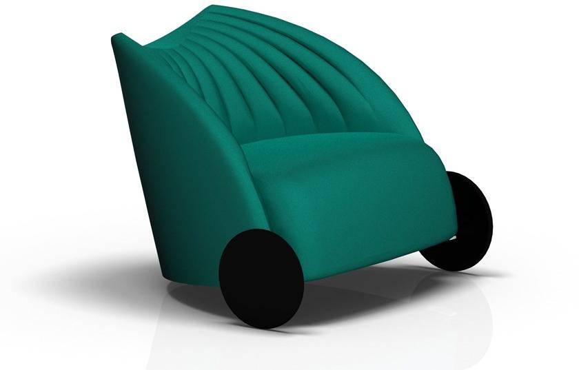 Luxy Кресло из ткани на колесиках Biga sun-id-1351999 - Вид №1