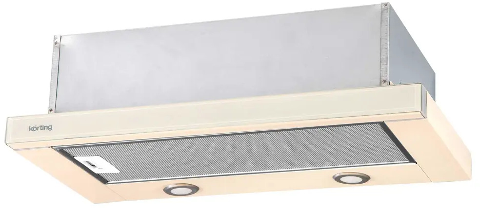 91264514 Встраиваемая вытяжка Korting KHP 6617 GB 60 см цвет бежевый STLM-0881730