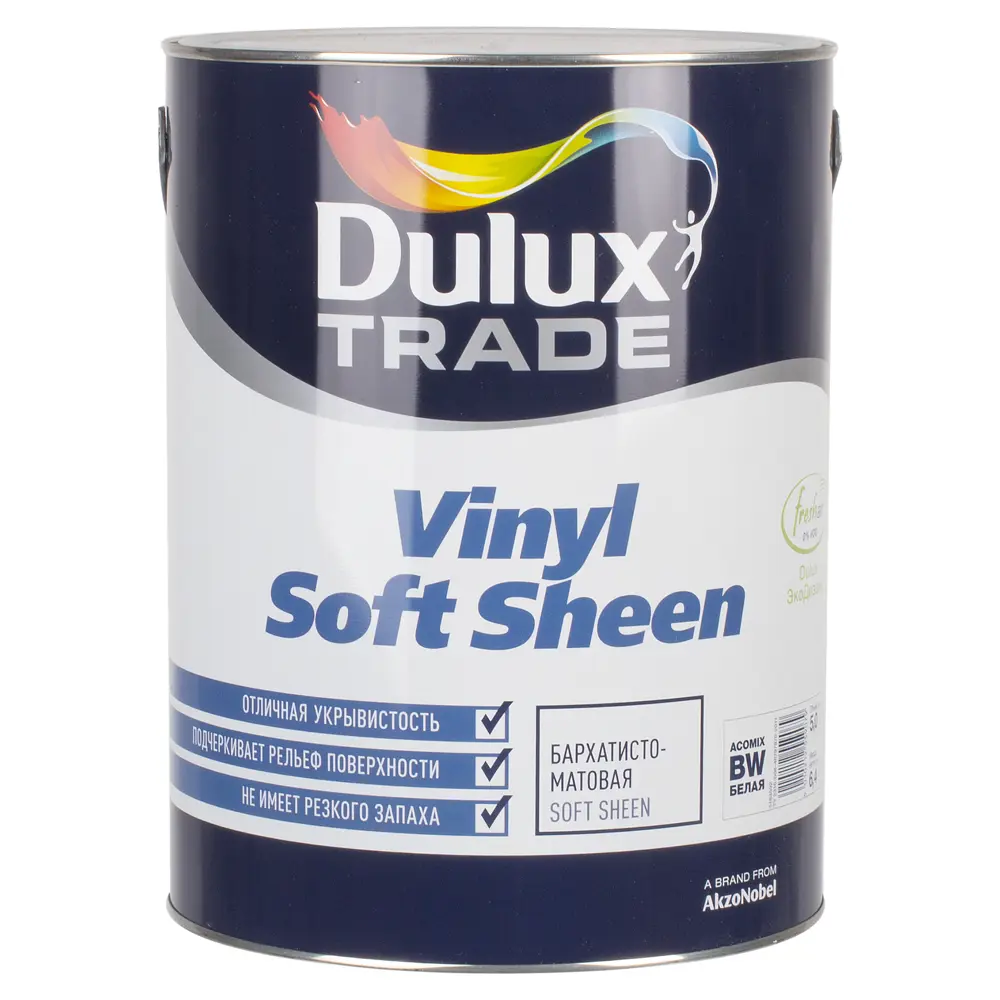 Краска Dulux Soft Sheen база BW 5 л 13928297 STLM-2037933  - Вид №1