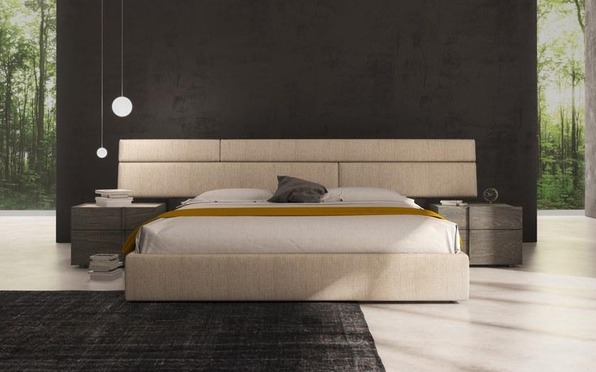 Huppé Двуспальная кровать из ткани с мягким изголовьем Plank 9149/53/60/80 - u HUPPE - Вид №2