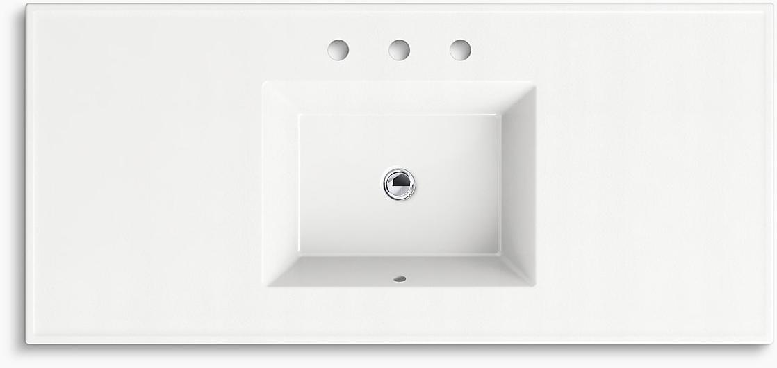 K-2783-8-G82 Накладная раковина на столешницу  прямоугольная Kohler  - Вид №2