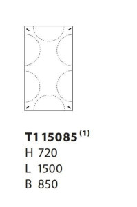 Прямоугольный стол с ящиками