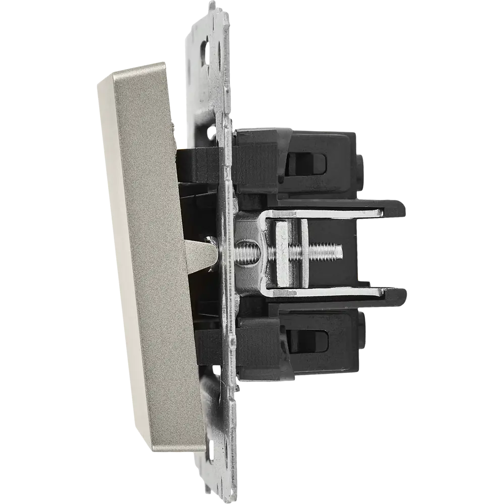 Выключатель IEK Brite 3-клавишный в стиле матовый металл 87761734 STLM-1105804 - Вид №3