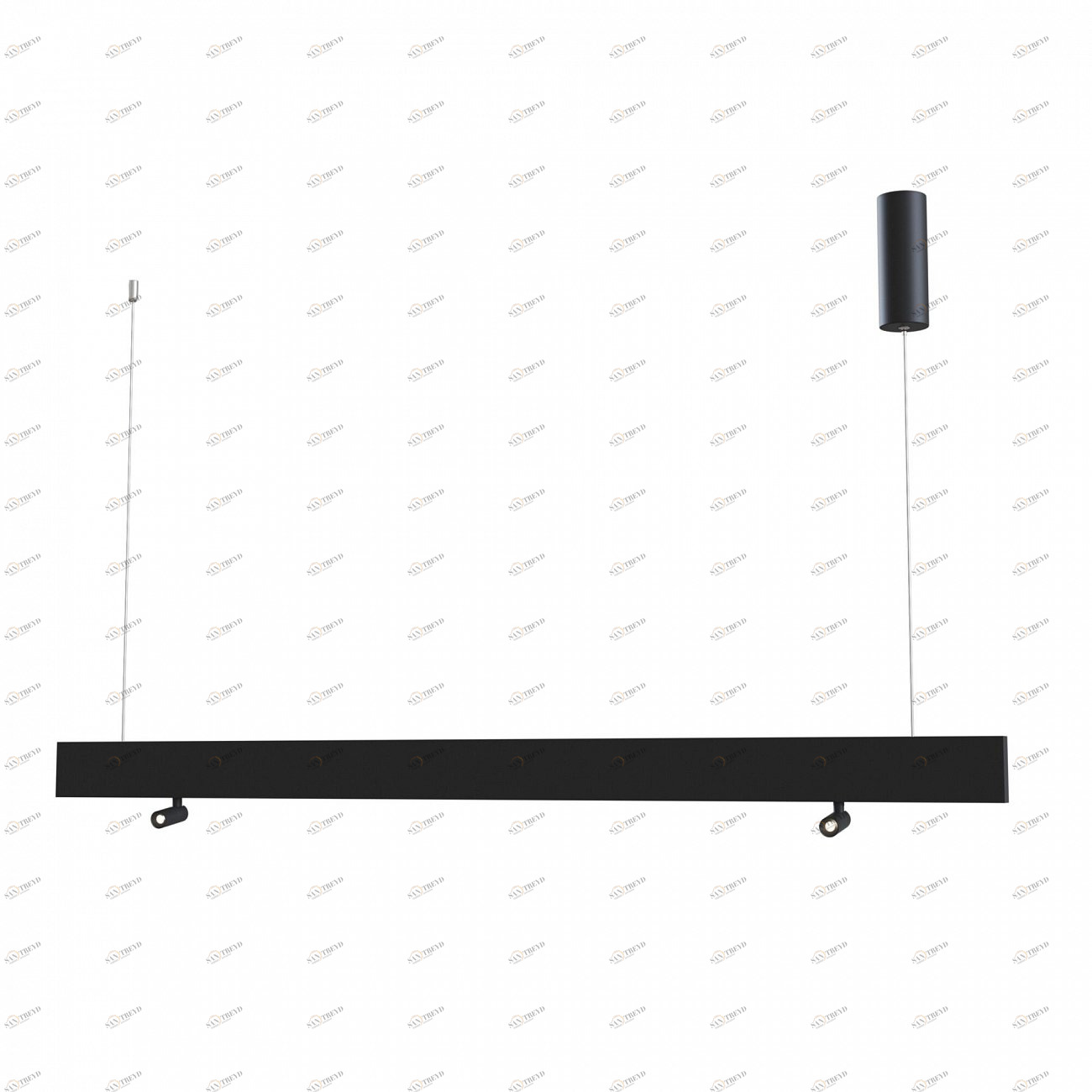 Светильник подвесной светодиодный на 3 лампы черный Puntero P068PL-L27B4K TECHNICAL PENDANT 00-3957070 Черный 