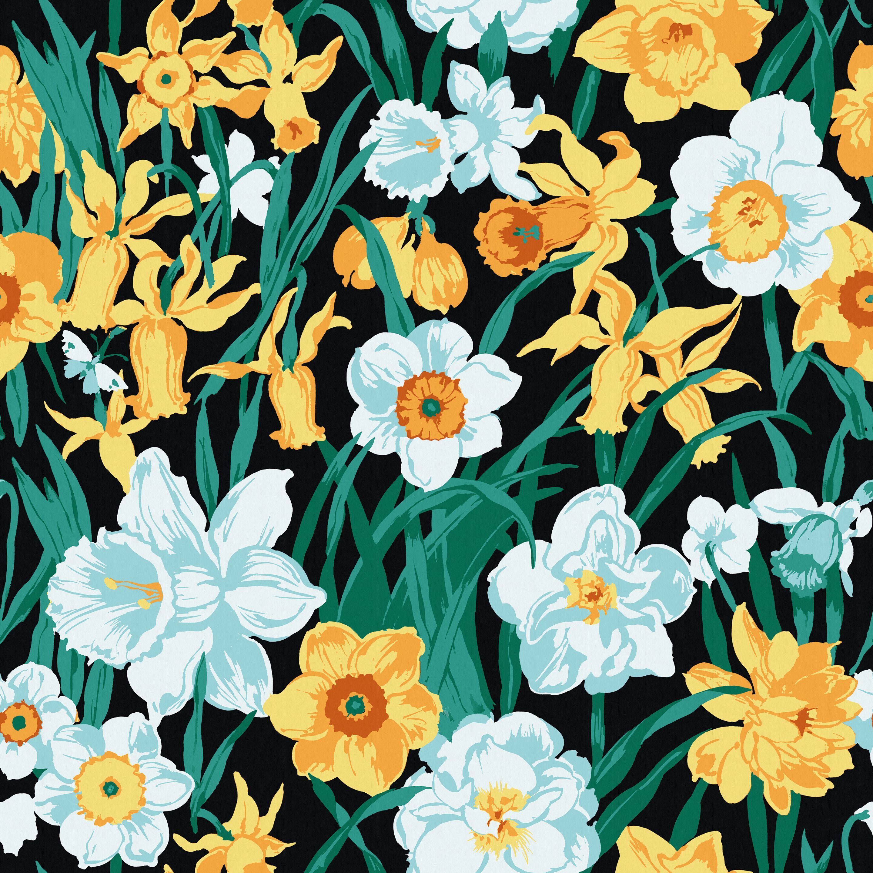 Обои с цветочными мотивами Inkiostro Bianco SANSEVERINA ARCH-00009766 - Вид №3