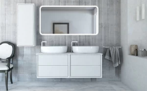 Мебель для ванной CEZARES BELLAGIO 140 White Stone