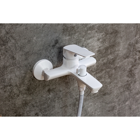 Orange Aristo M19-100w белый однорычажный ванно-душевой смеситель Черный sun-id-1516796 - Вид №3