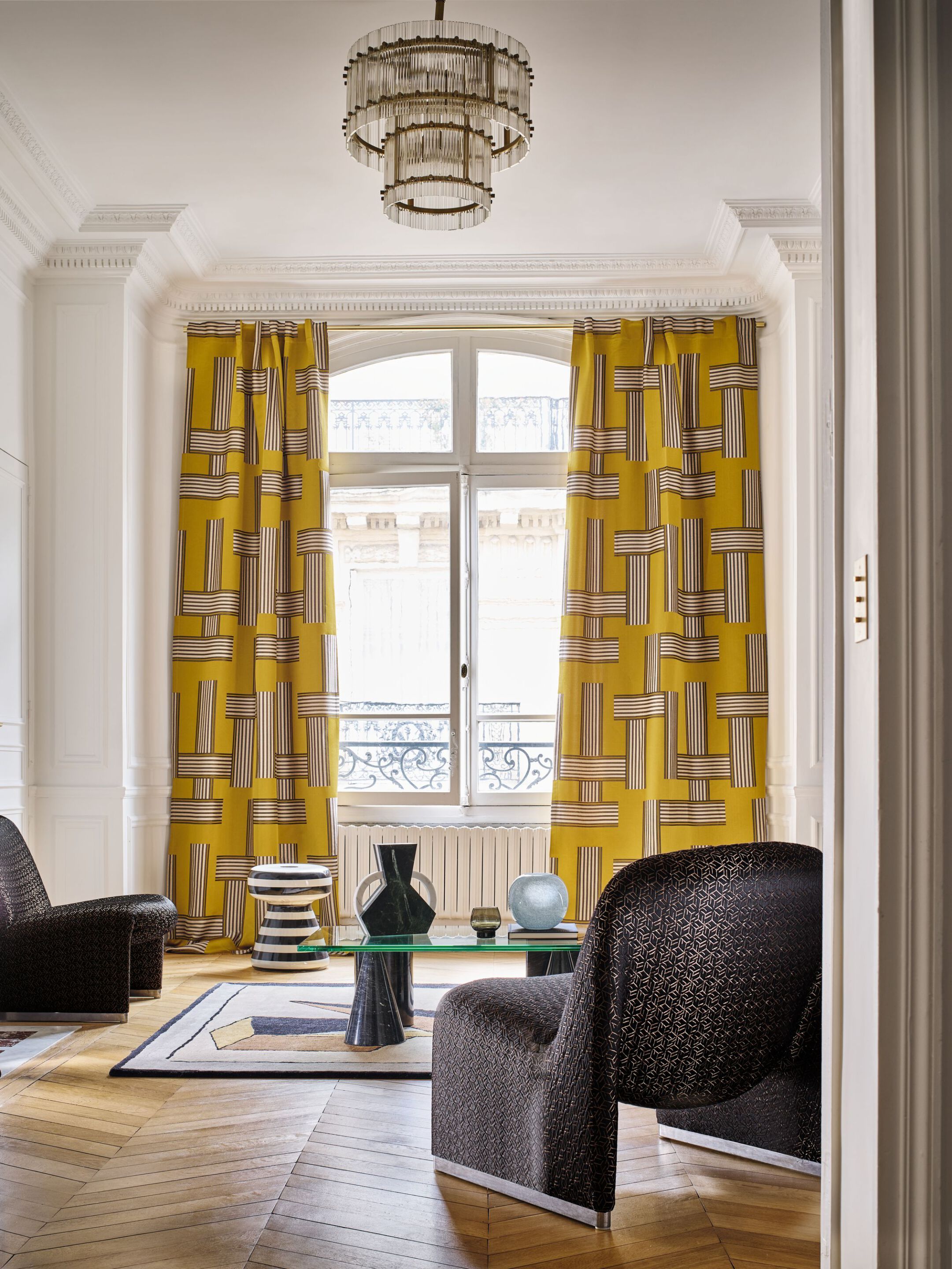 Льняная смесь Жаккардовая ткань Casamance плакат ARCH-00128521 - Вид №1