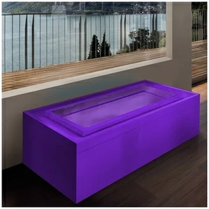 Бассейн Gruppo Treesse Fusion 220 SPA-V8620-F напольный прямоугольный фиолетовый