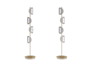 Стеклянный светодиодный торшер