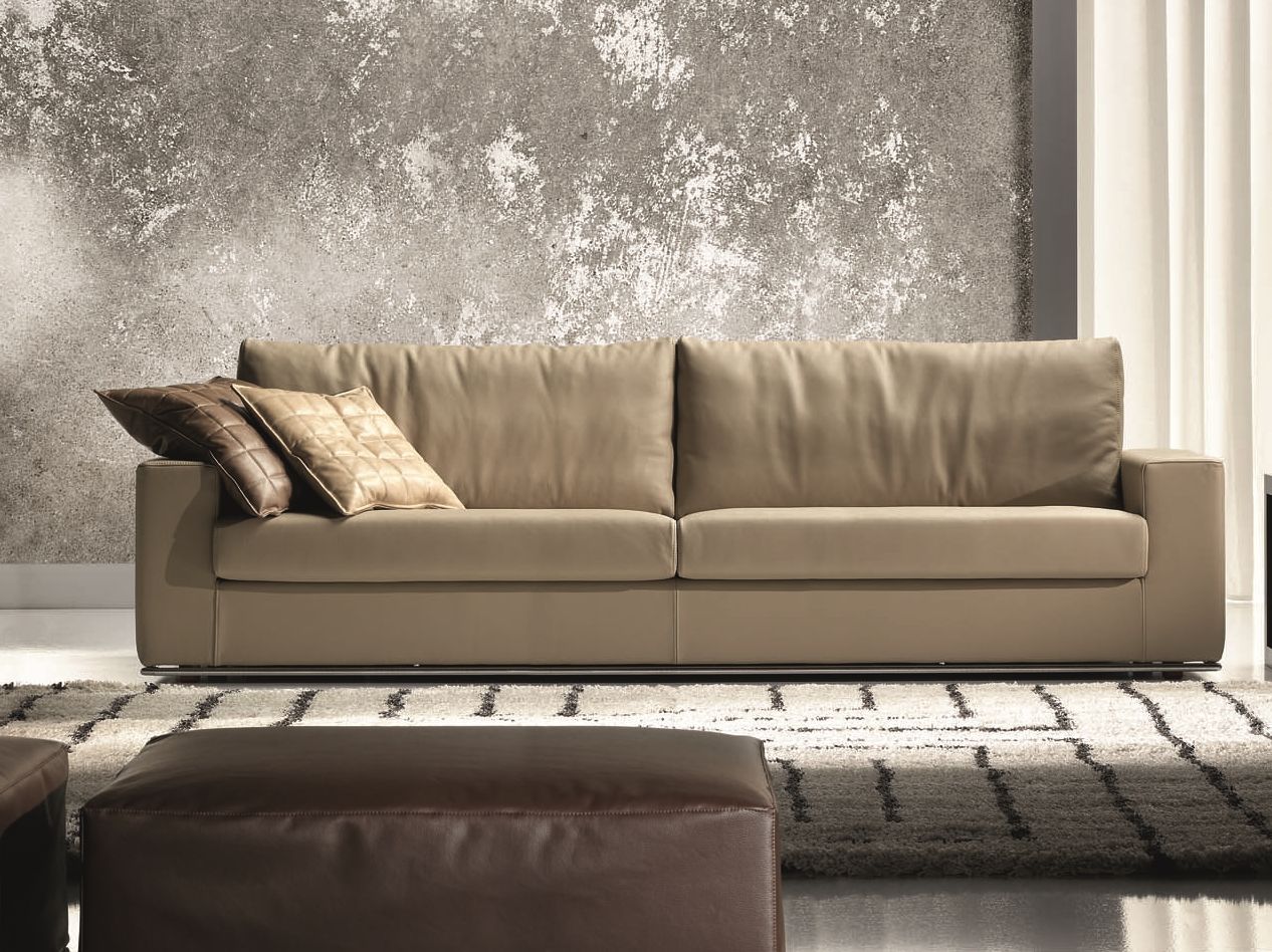 3-местный кожаный диван Former In Italia Ever ARCH-00047330 - Вид №1