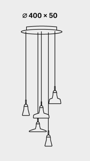Подвесной светильник из дутого стекла с регулируемой яркостью BROKIS Тени ARCH-00150384 - Вид №31