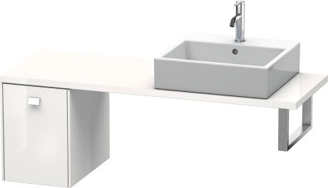 BR512001818 Brioso Шкафчик для компактной консоли Белый матовый, декор Duravit - Вид №2