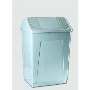 242602 DENOX Ведро пластиковое белое с плавающей крышкой 55 л. Белый