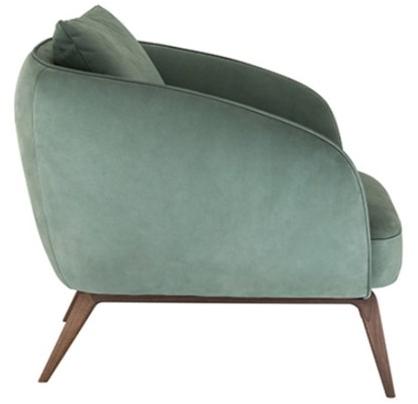 HC28 Cosmo Кресло из ткани с подлокотниками Uovo 32f006 - Вид №1