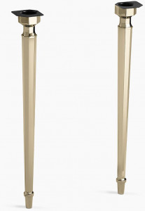 KOHLER Kathryn Восьмиугольные конические ножки стола из латуни K-6839-AF