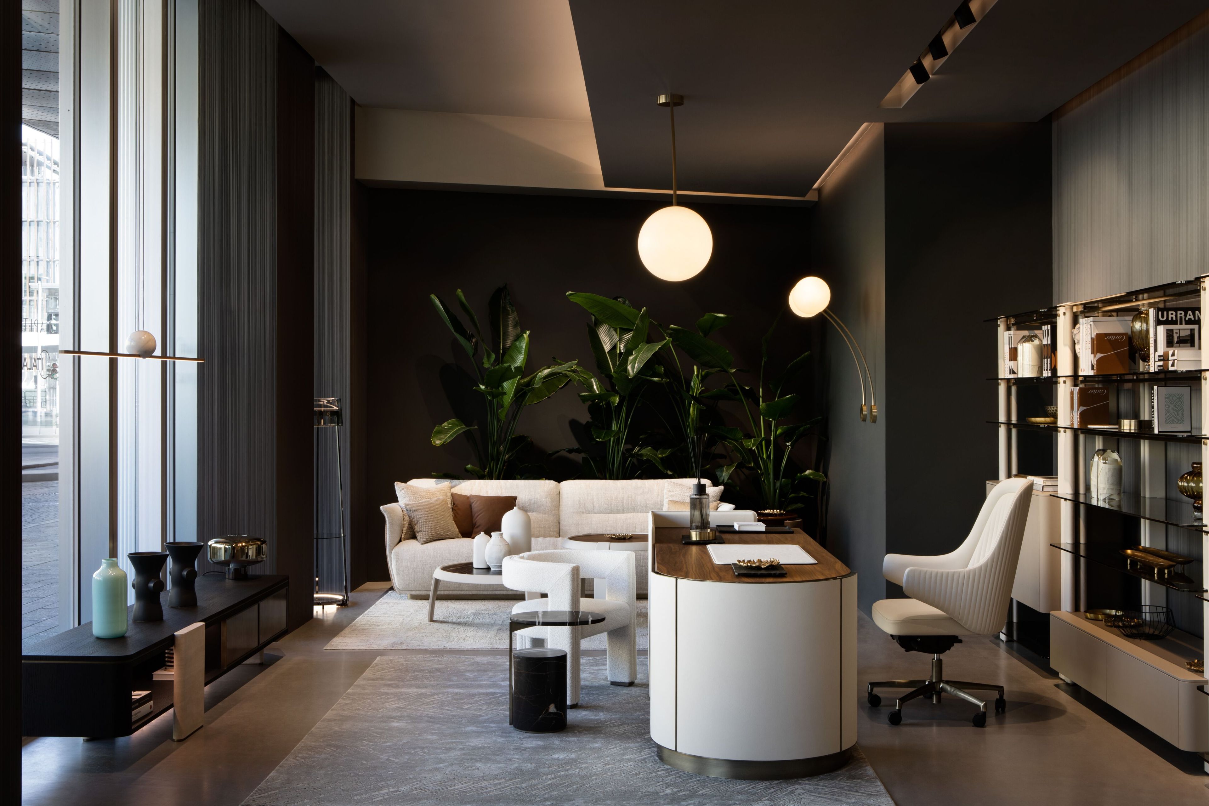 Деревянный двухсторонний книжный шкаф Capital Collection Diesis ARCH-00066794 - Вид №10