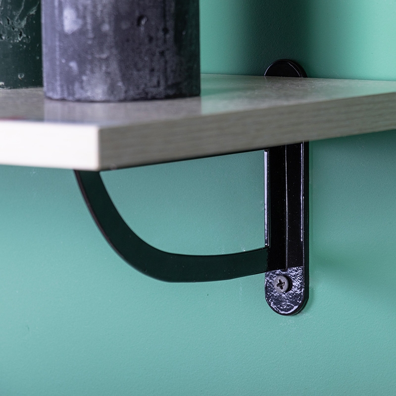 Полка прямоугольная , 600x250x16 мм, беленый дуб LJPS0318 Public Steel Россия  - Вид №4