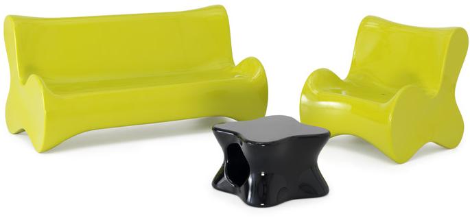 VONDOM Садовый журнальный столик Doux sun-id-1451088 - Вид №5