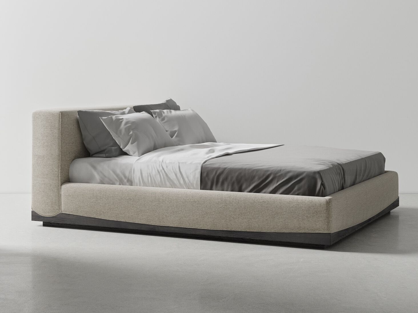 Мягкая кровать из ткани District Eight Joss ARCH-00044938 - Вид №1