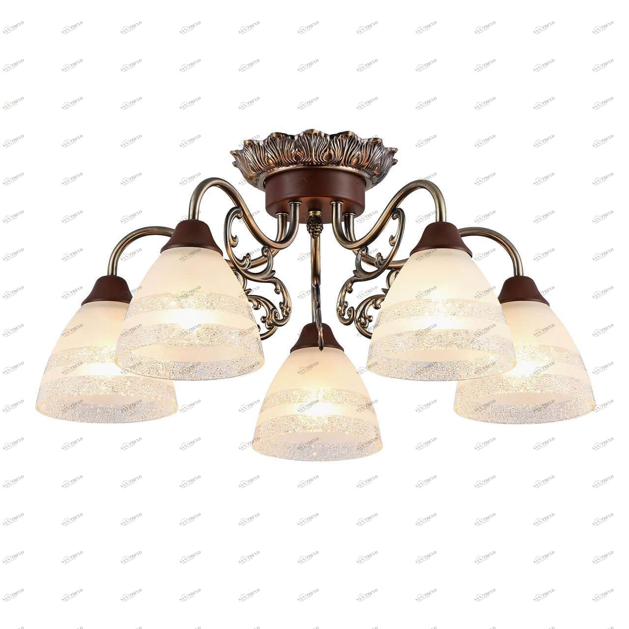 Потолочная люстра Omnilux Carapelle OML-55707-05 OMNILUX CARAPELLE 220136 Белый 