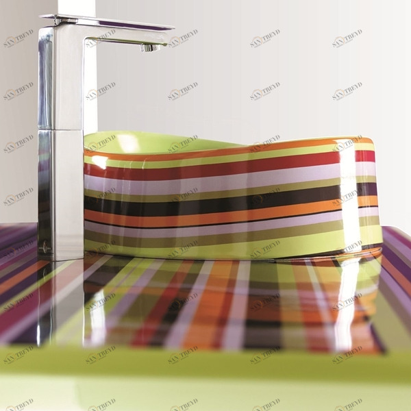 31LD Накладная раковина на столешницу  овальная Olympia Ceramica 