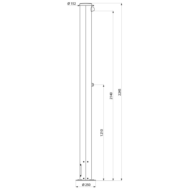717510 Душевая стойка PLEIN AIR DELABIE  - Вид №1