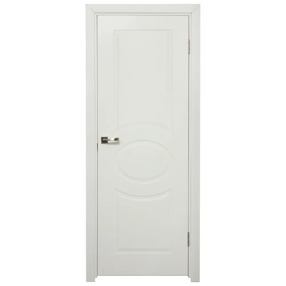 Дверь межкомнатная глухая Дэлия 60x200 см цвет белый VERDA STLM-2028345