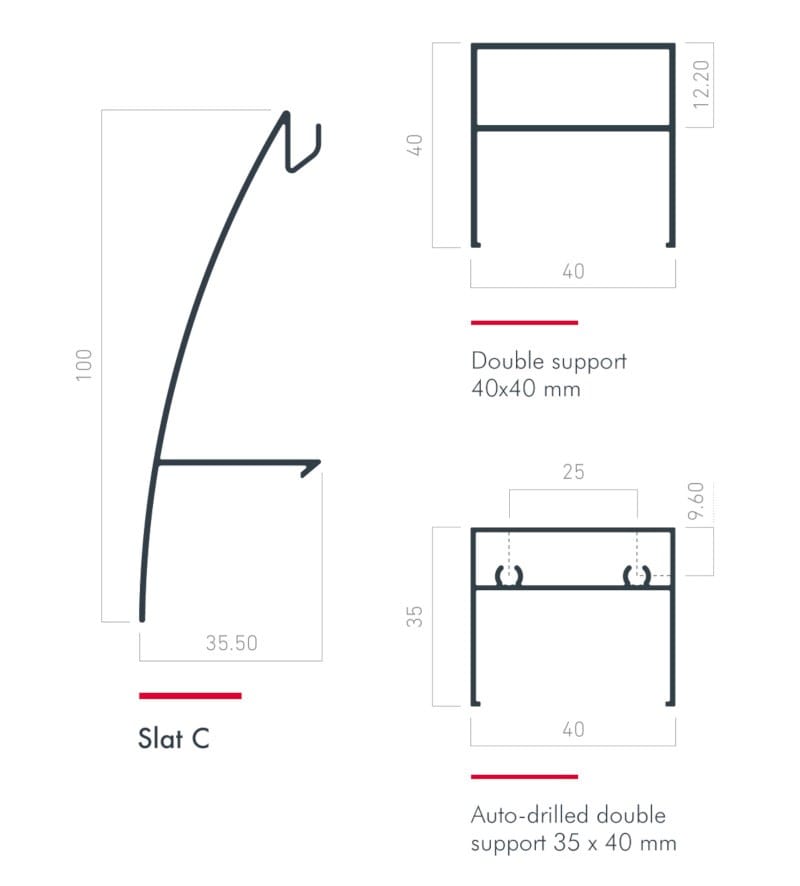 Алюминиевые жалюзи Saxun C ARCH-00091359 - Вид №2