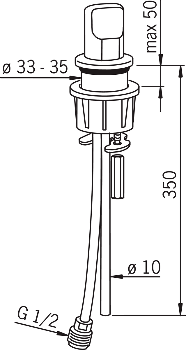 Oras 182 Клапан стиральной машины 182  Хром  - Вид №2