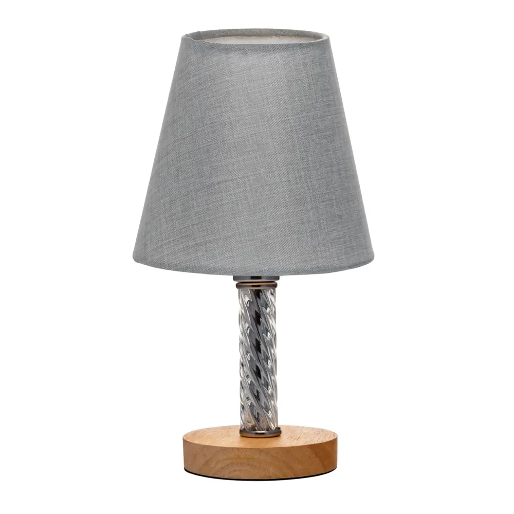 Настольная лампа декоративная Lamplandia Lato Grey цвет серый STLM-2078538 - Вид №1