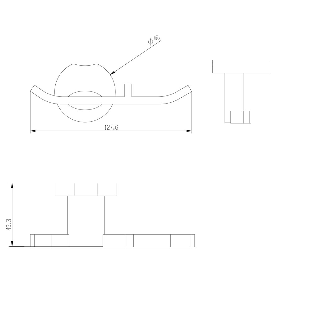 R53901B Крючок тройной Raiber  - Вид №1