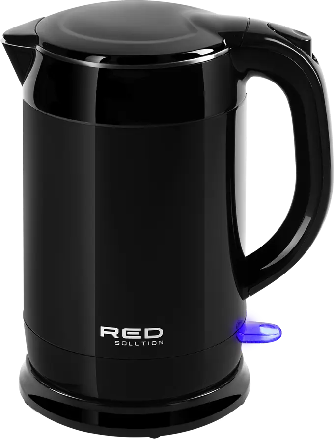 91442054 Электрический чайник Red solution RK-M158 1.7 л металл с пластиковым покрытием цвет черный STLM-0886562