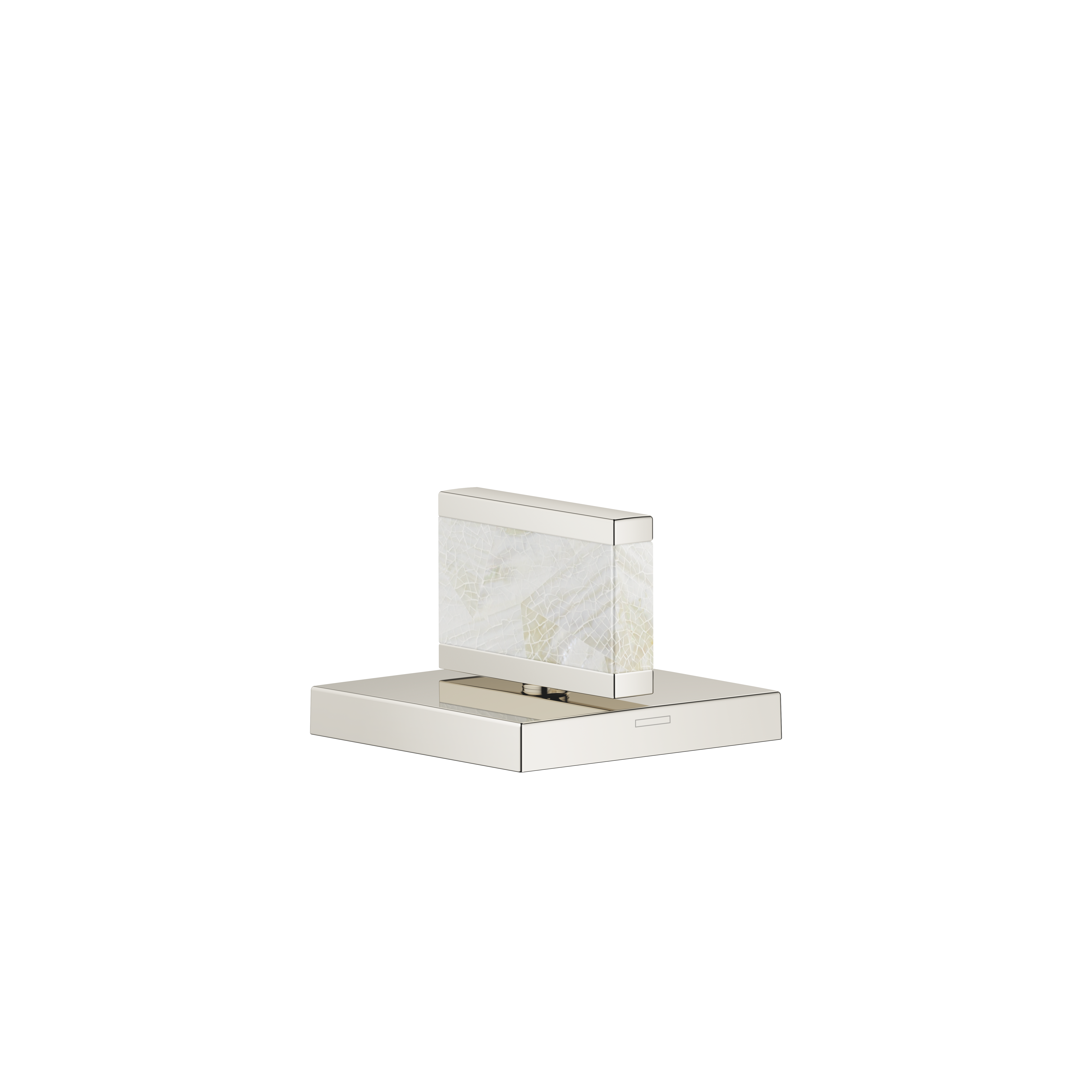 Ручка Nature Square Pearl Shell Callisto White - Платина DornBracht XV-014760