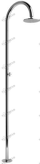 Inoxstyle Летний душ из нержавеющей стали Sole 01028 beauty
