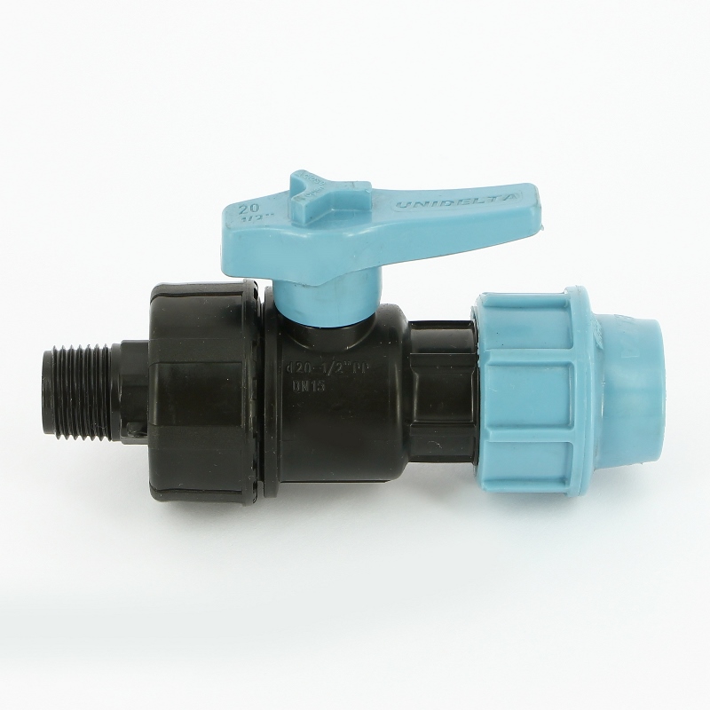 Кран НВ Unidelta 1/2" для труб ПНД полипропилен PP-B 1075002002001